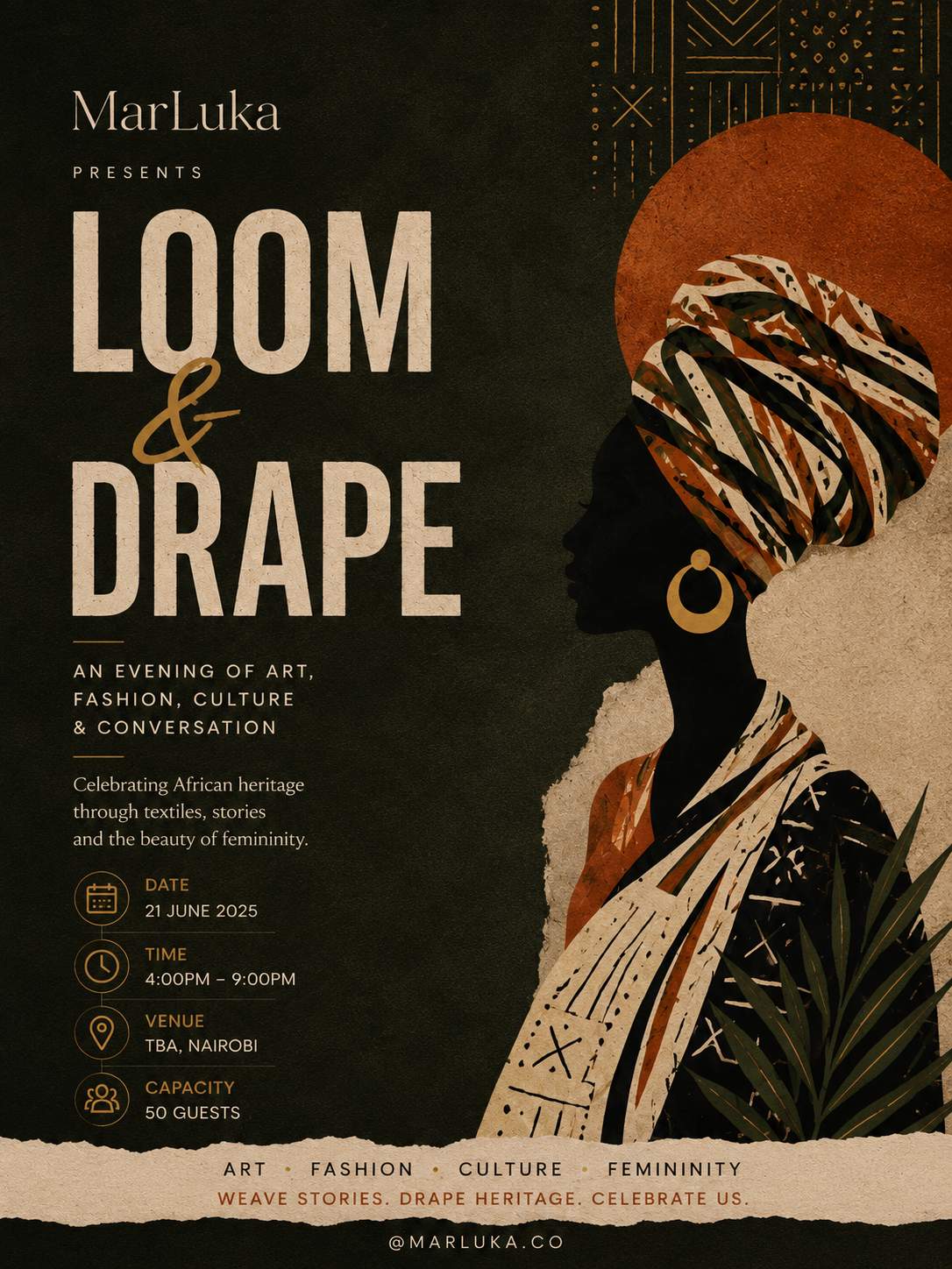 Loom & Drape - Poster 2